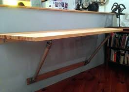 wall mounted folding table diy table