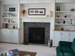 fireplace bookcase