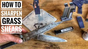 how to sharpen gr cutting shears