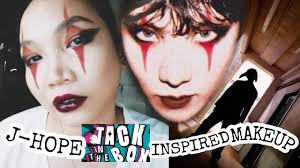 jack in the box inpired makeup look