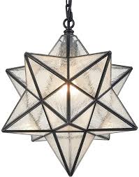 Modern Moravian Star Pendant Light