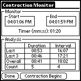 Palm Software Pregnancy Assistant Contraction Monitor And