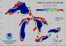 Map Watch News Great Lakes Ice Cover Charts And Maps