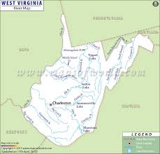 Rivers In West Virginia West Virginia Rivers Map