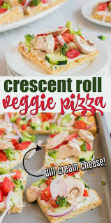 crescent roll veggie pizza shugary sweets