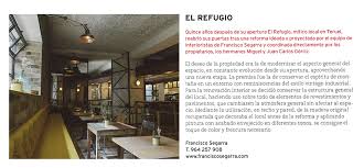 publication of renovations el refugio