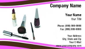 beauty consultants business cards