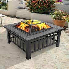 Wood Burning Fire Pit Outdoor Heater
