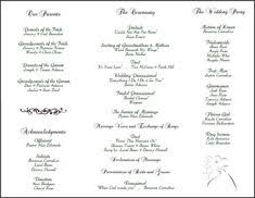 35 Best Printable Wedding Programs Images Printable Wedding