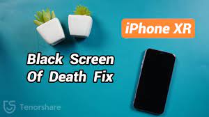 iphone xr black screen of fix