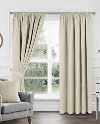 woven pencil pleat dimout curtains from