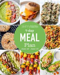 free 7 day healthy meal plan june 19