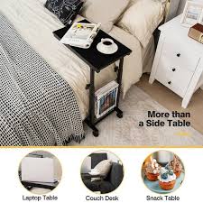 Sofa End Side Table Compact Snack Table