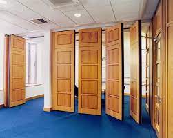 Wood Sliding Partition Doors Movable