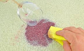 how to get red wine out of carpet the