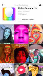 Head to the trending tab of the effects and scroll until you see an icon that resembles a horizontal rainbow placed. How To Use The Color Customizer Filter On Tiktok And Instagram Salu Network