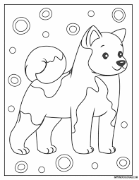 Coloriage chien - Imprimer coloriage