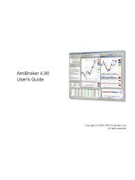 Amibroker 4 90 User S Guide Manualzz Com