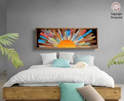 Bed Decor Wooden Wall Art
