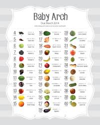 Pregnancy Baby Size Chart Fruit Www Bedowntowndaytona Com