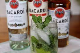 how to drink bacardi limon with water