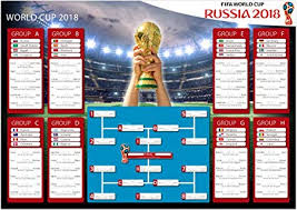 Fancy Print Russia 2018 World Cup Poster Matches World Cup