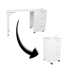 thbc foldable nail desk the hair and