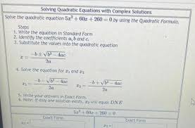 Answered Solving Quadratic Equations