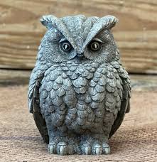 Small Owl Figure Owl Garden Statue Owl