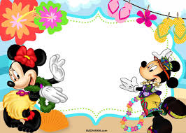 Free Mickey Mouse Summer Invitation Template Free