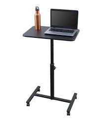 The uplift standing desk has a range of options to customize your desk for your exact needs. Stand Up Desk Store Height Adjustable Single Column Rolling Standing Desk Laptop Stand Black Walmart Com Walmart Com