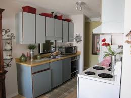 galley kitchen before low budget