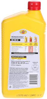 pennzoil high mileage conventional