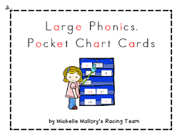 Large Phonics Pocket Chart Cards