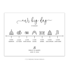 Wd5 Wedding Timeline Template White Rustic Look