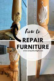 How to Repair Damaged Furniture