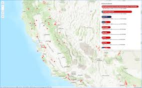 This map shows all of them. California Wildfires Map Updates As Hennessey Fire Burns 100 000 Acres