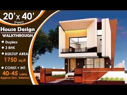 Small Duplex House Design 20 40 Feet