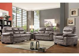 torcon gray faux leather sofa and