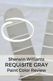 Sherwin Williams Requisite Gray Paint