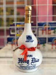 Rượu hồng đào hồ lô Minh Anh 600ml - Quà Huế Online