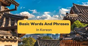 500 basic words and phrases in korean