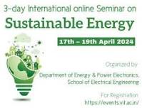 3-day International online Seminar on Sustainable...