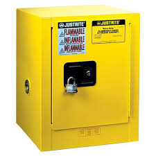 justrite countertop flammable storage cabinet manual close