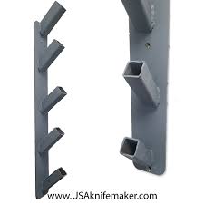 Vertical Wall Mount Tool Rack Holds 5