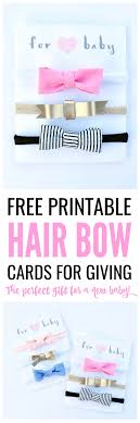 Use the hair bow svg download to quickly cut bows on your cutting machine (cricut, silhouette or scan n cut) or print the pdf download and cut them by hand. Free Printable Hair Bow Cards For Diy Hair Bows And Headbands Make Life Lovely