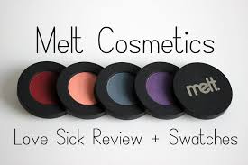melt cosmetics love sick review