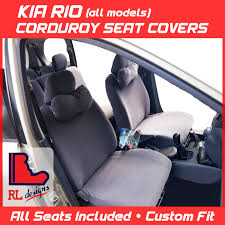 Kia Rio Corduroy Seat Covers All Seats