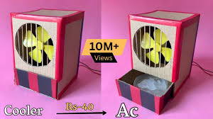 mini cooler from cardboard diy
