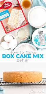 Eggs and oil round out the rest of the necessary ingredients. How To Make Box Cake Better Almost Scratch Cake Liv For Cake
